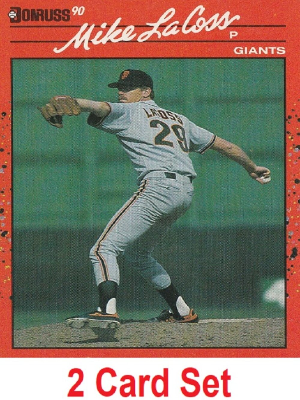 Mike LaCoss Baseball Card Collection